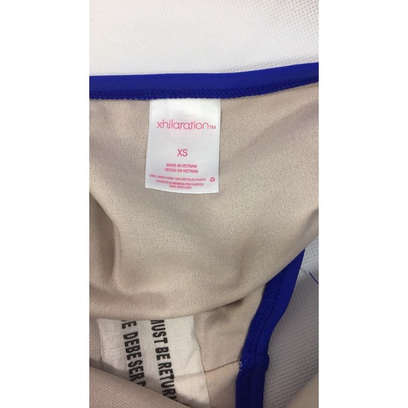 Xhilaration Womens Lace Up Hipster Bikini Bottom Only Juniors XSmall Rio Blue - Picture 6 of 9